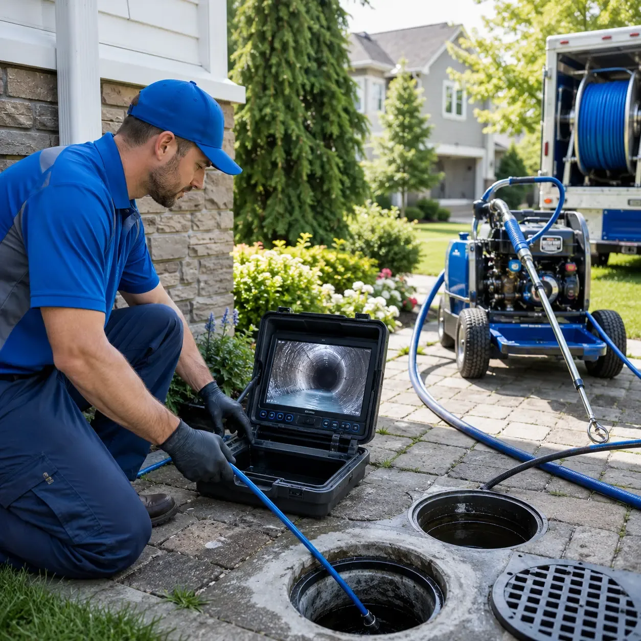 Outdoor drain cleaning professionals serving Coatesville, IN